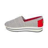 ALPARGATA WISDOM LINEAS AZULES MUJER | W-010